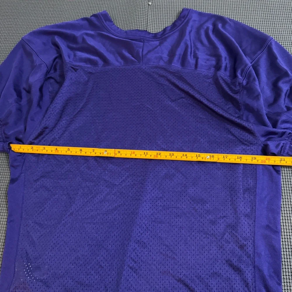 Nike Mens Purple Practice Football Jersey Mesh Training Shirt Large 1549